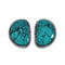 Native American Turquoise Sterling Silver Post Earrings X11023